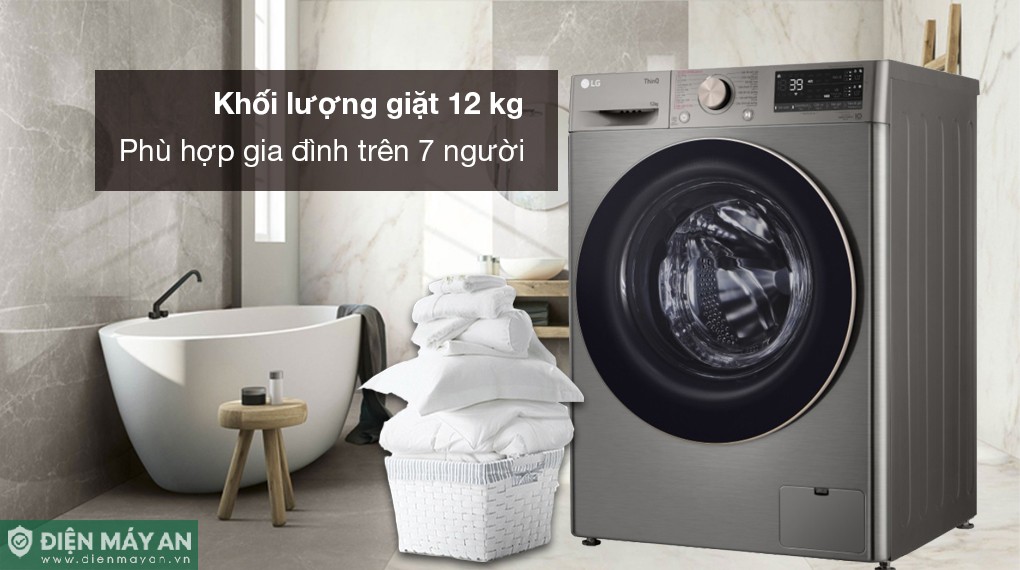 Máy giặt LG AI DD Inverter 12 kg FV1412S3PA